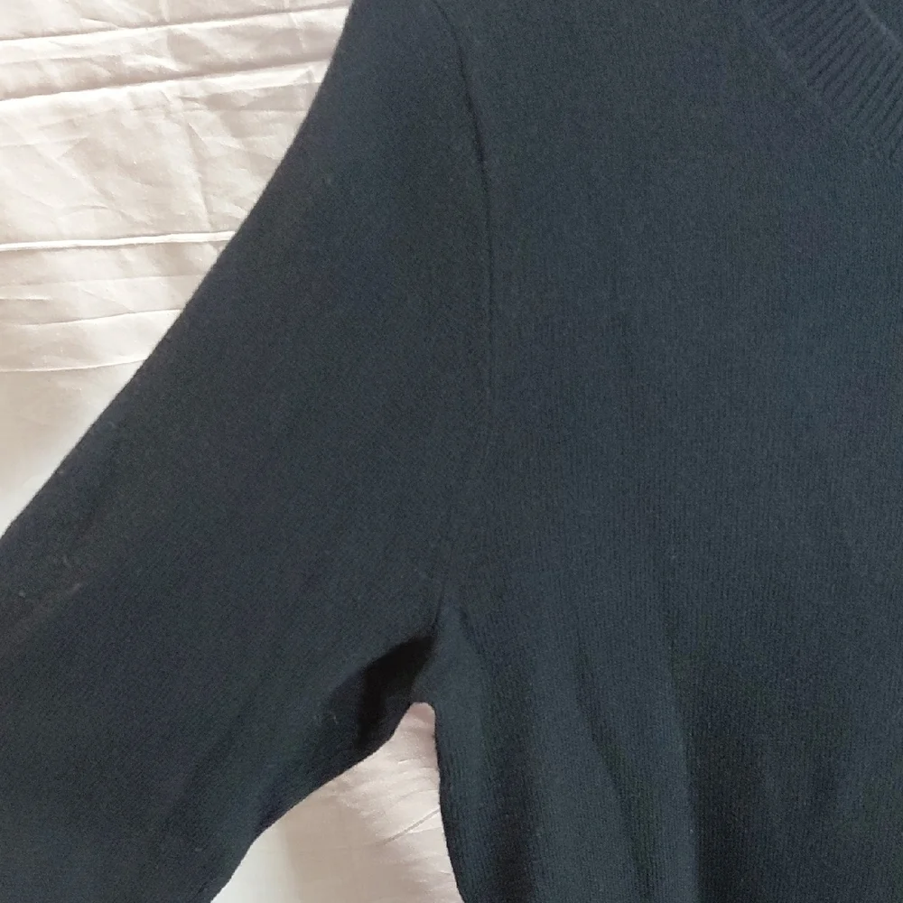 J. Crew Classic Black Crew Neck Sweater